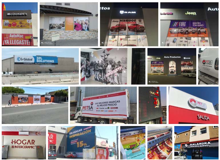 Proyectos realizados por Vidal Publicidad